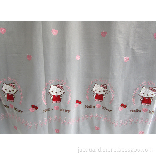 Hot Sale Jendela Bordir Tirai Tipis